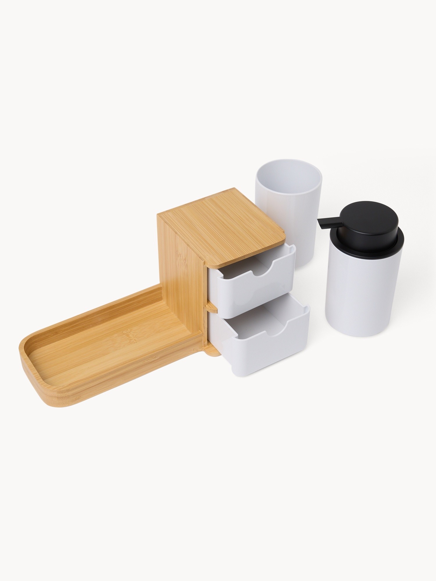 Bathroom Accessory Set - Introductory Price, White, large image number 1