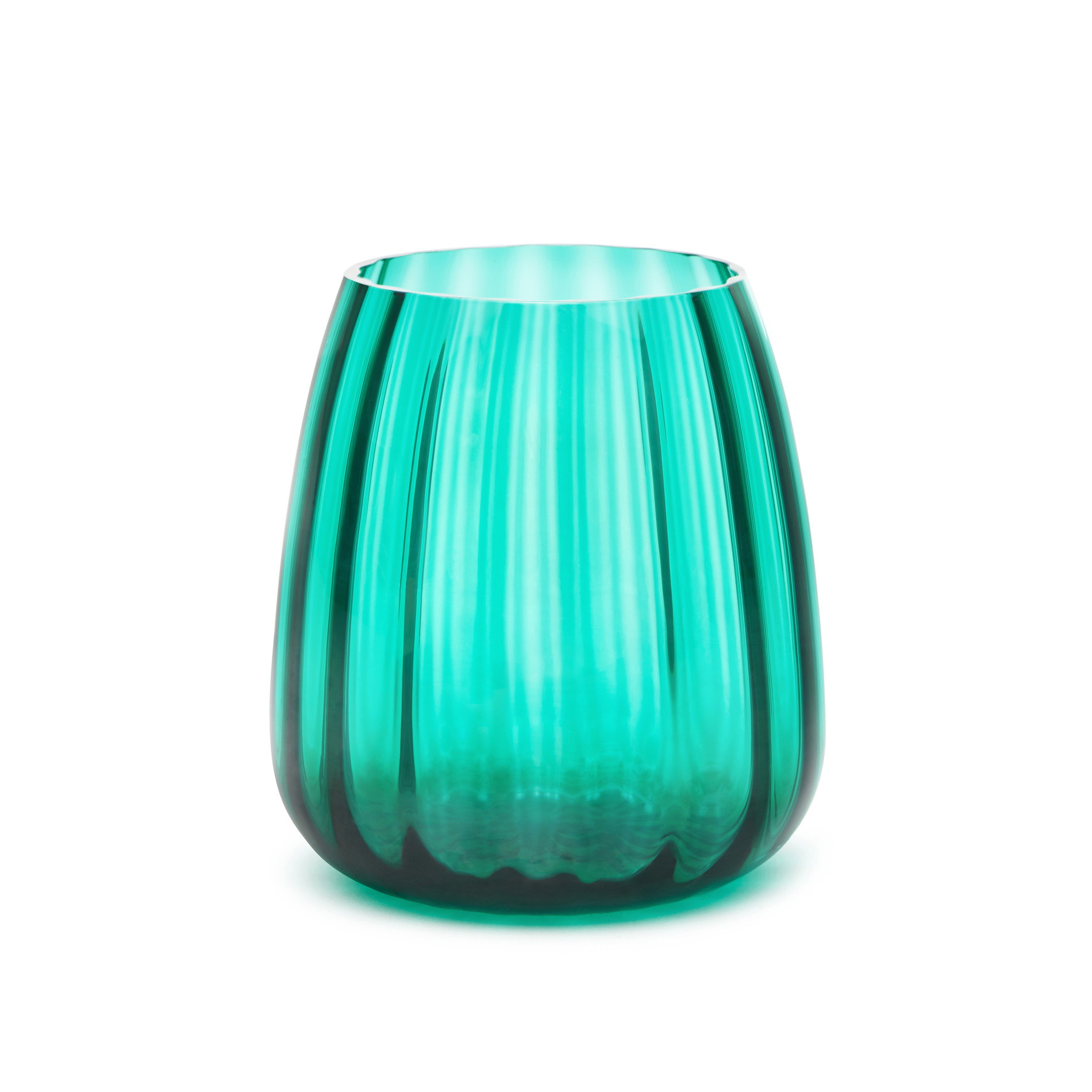 Bicchiere in vetro di Murano originale Ola by Lanzavecchia + Wai, Verde, large image number 0