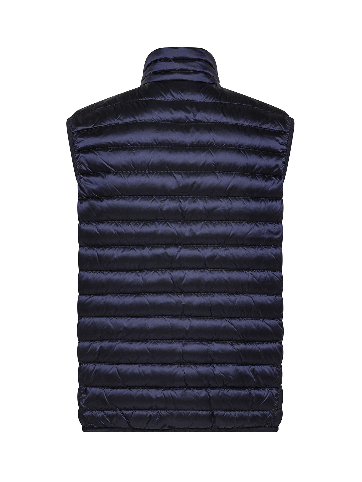 Ciesse Piumini - Gilet trapuntato full zip in nylon, Blu scuro, large image number 1