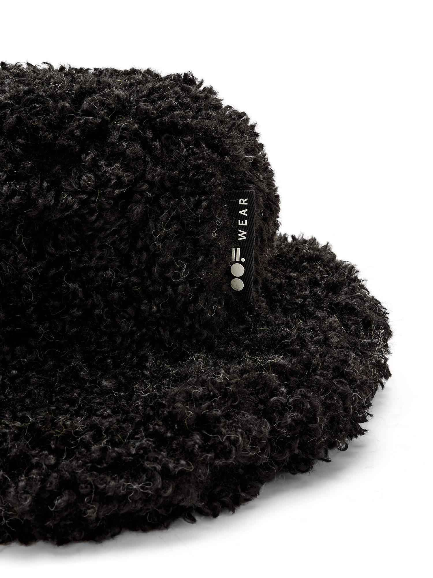 Faux fur hat, Black, large image number 1