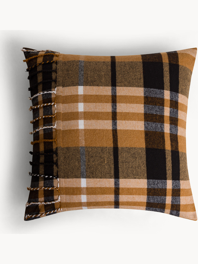 Cuscino 45x45 cm in cotone check