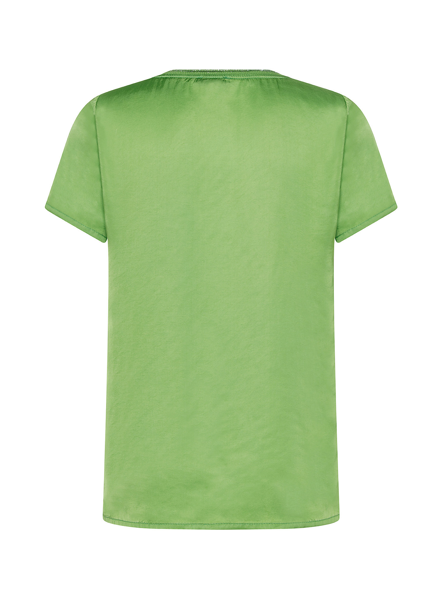 T-shirt con lurex, Verde, large