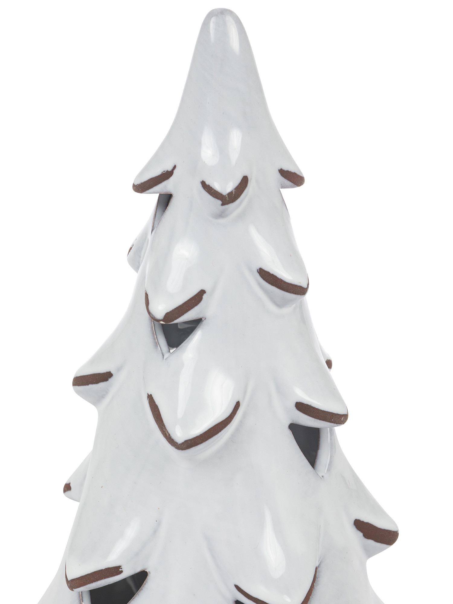 Decorative terracotta tree, White, large image number 1