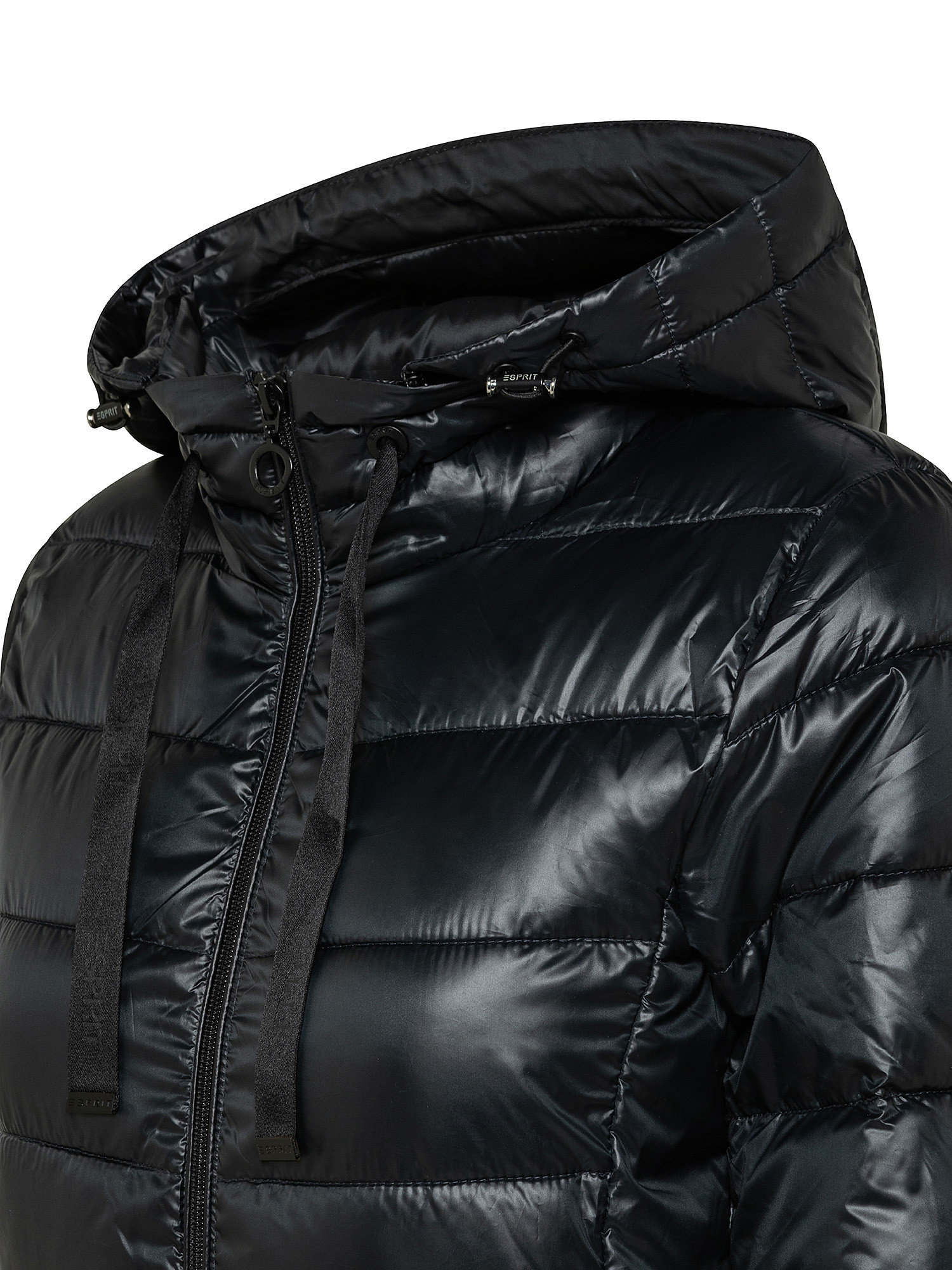 Hooded down jacket, Black, large image number 2