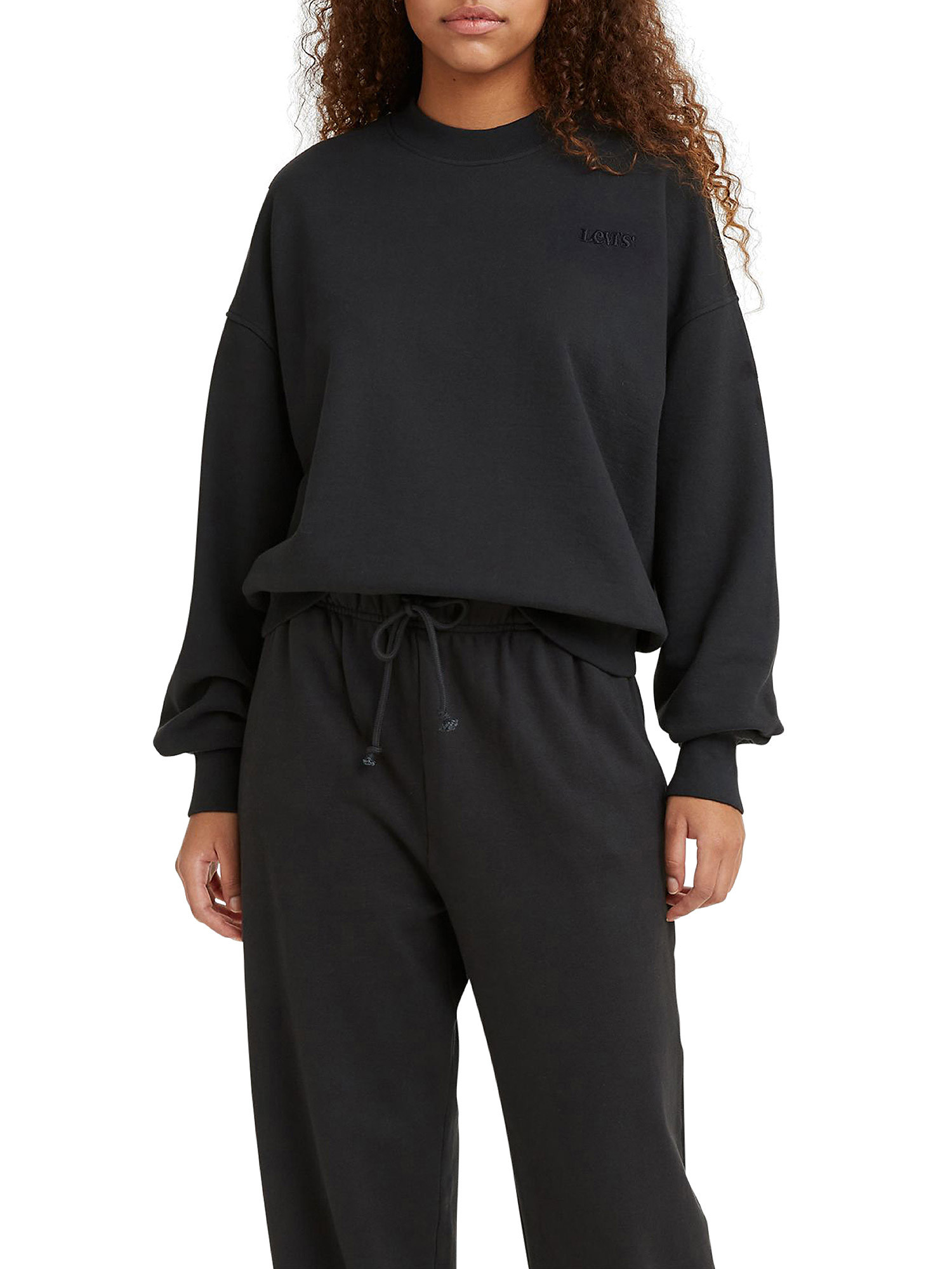 WFH Loungewear sweatshirt, Black, large image number 5