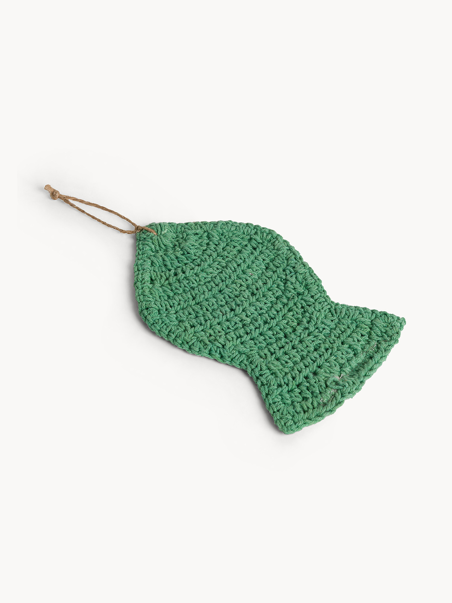 Decorazione crochet in puro cotone a pesce, Azzurro, large image number 1