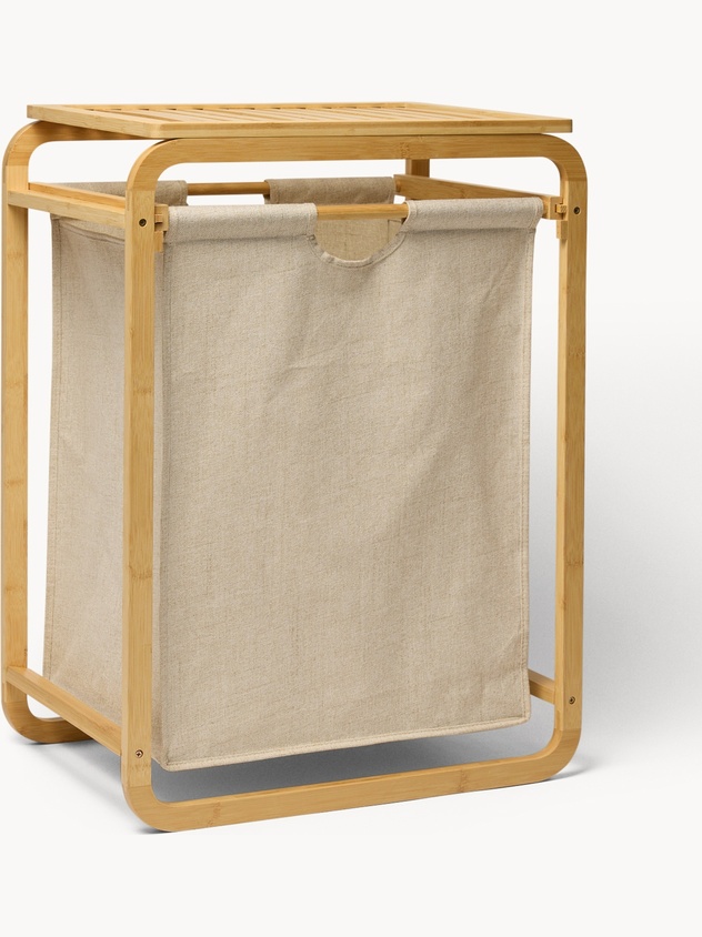 Cesta da biancheria in bamboo