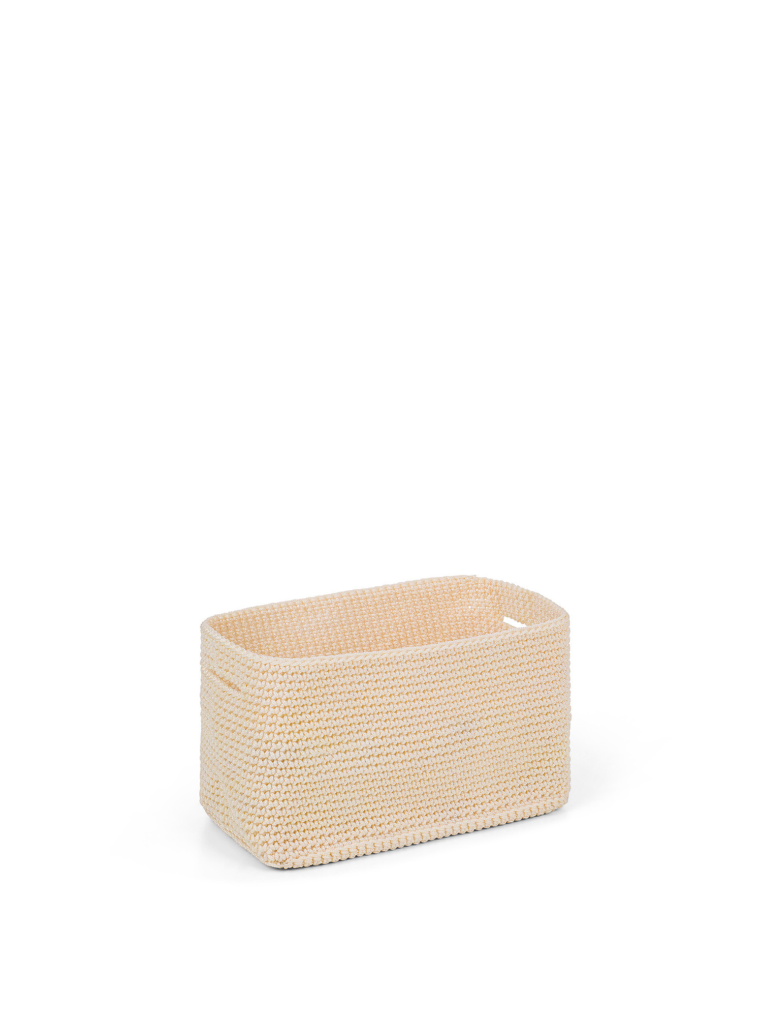 Cestino maglia portatutto, Crema, large image number 0
