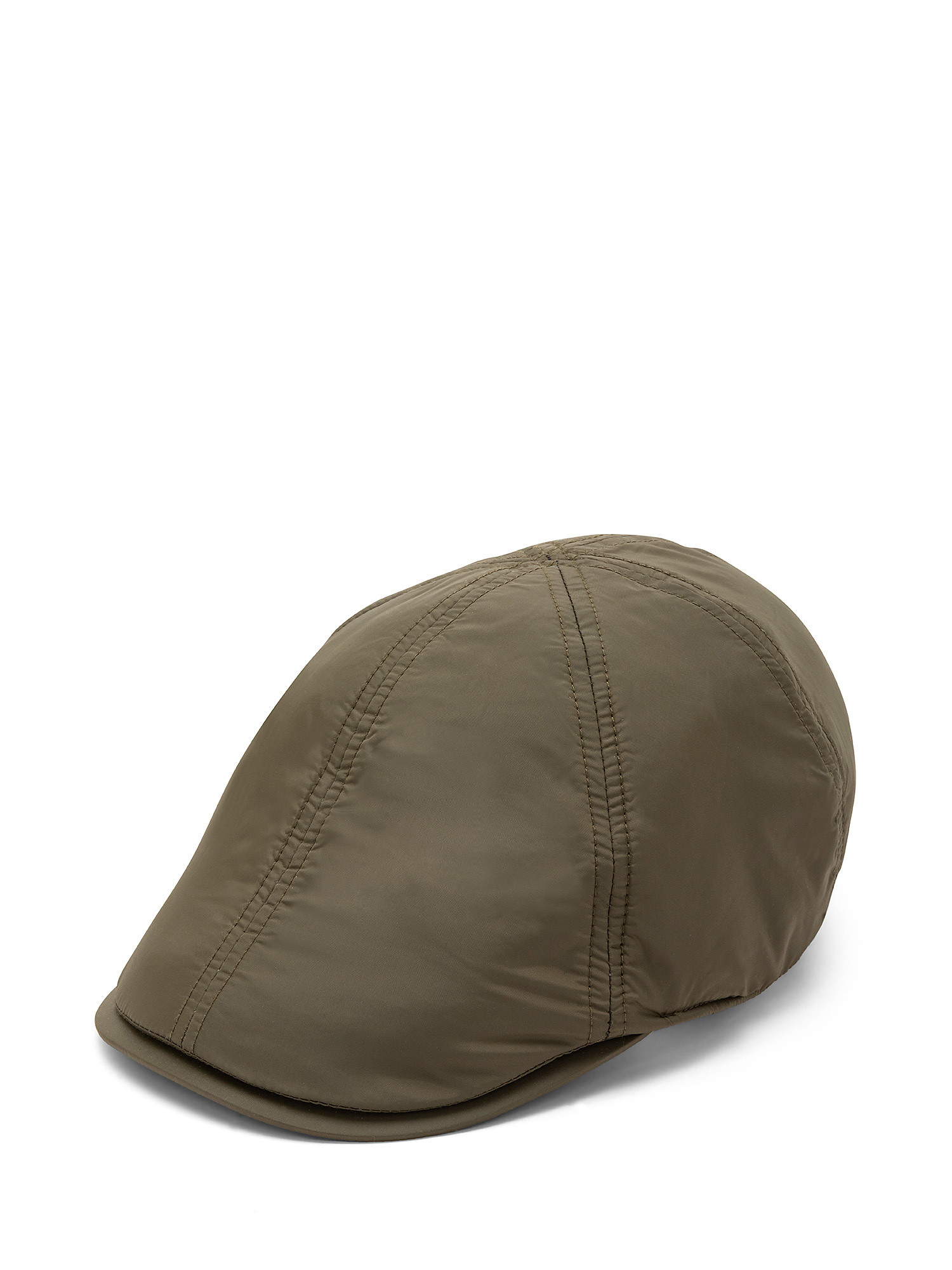 Nylon flat cap, Olive Green, large image number 0