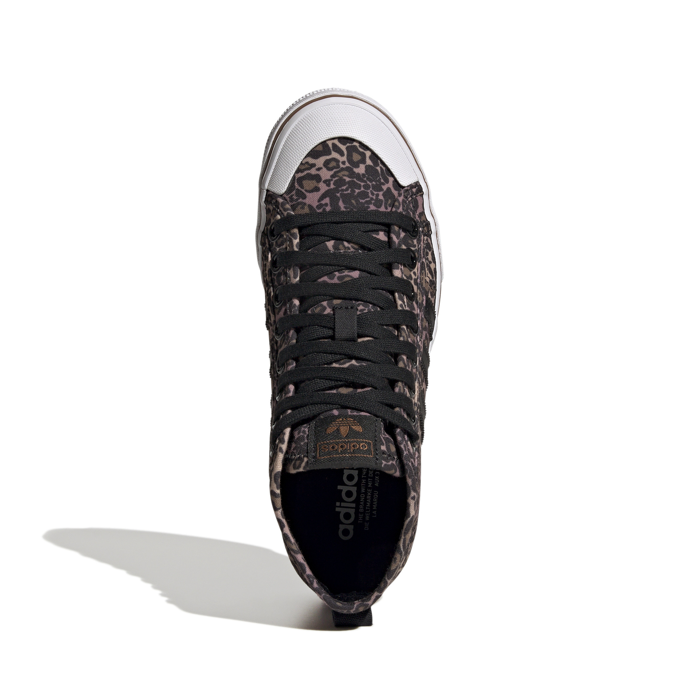 Adidas - Nice Platform Mid Shoes, Brown, large image number 4