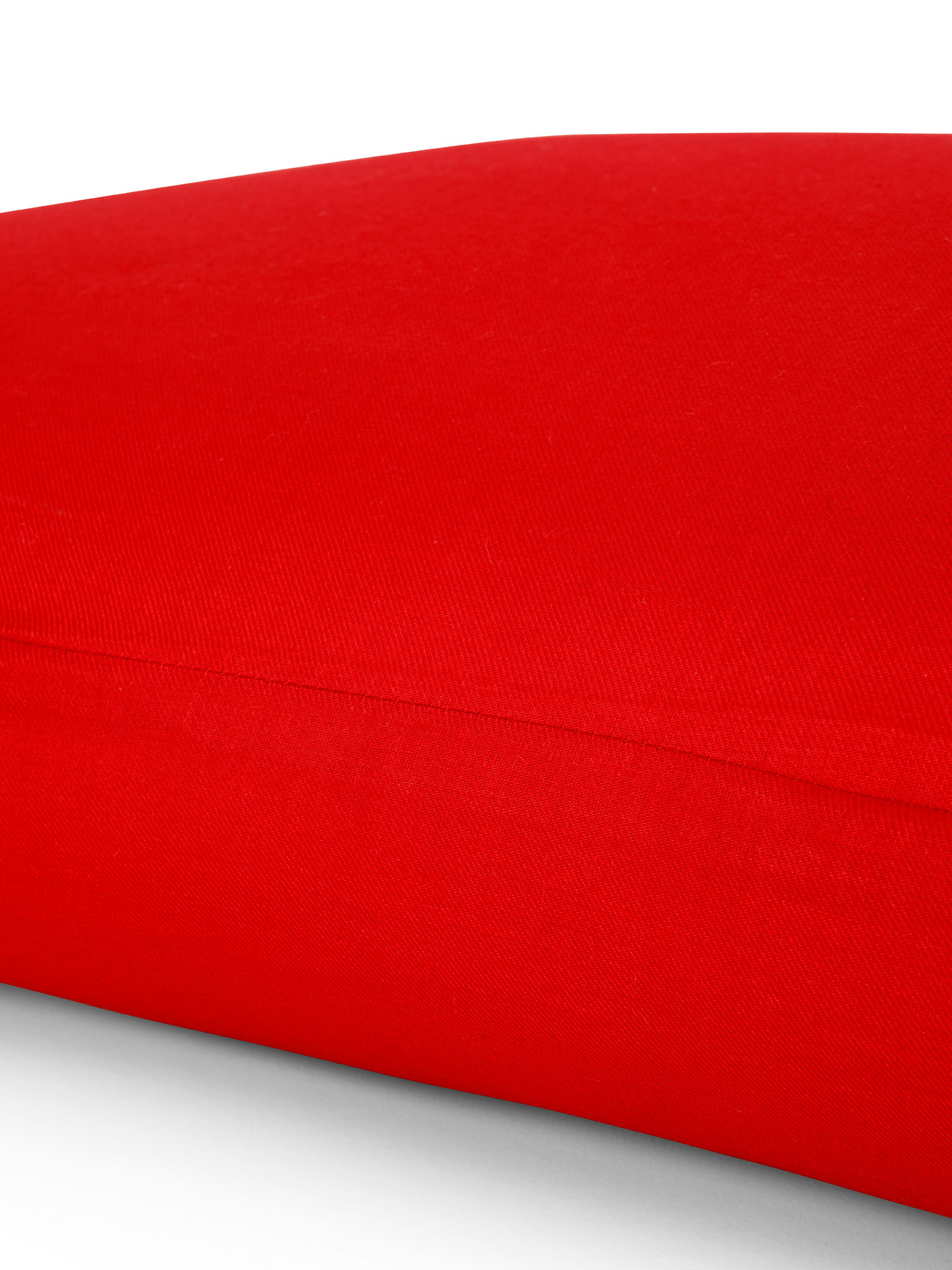 Solid color warm cotton pillowcase, Red, large image number 1