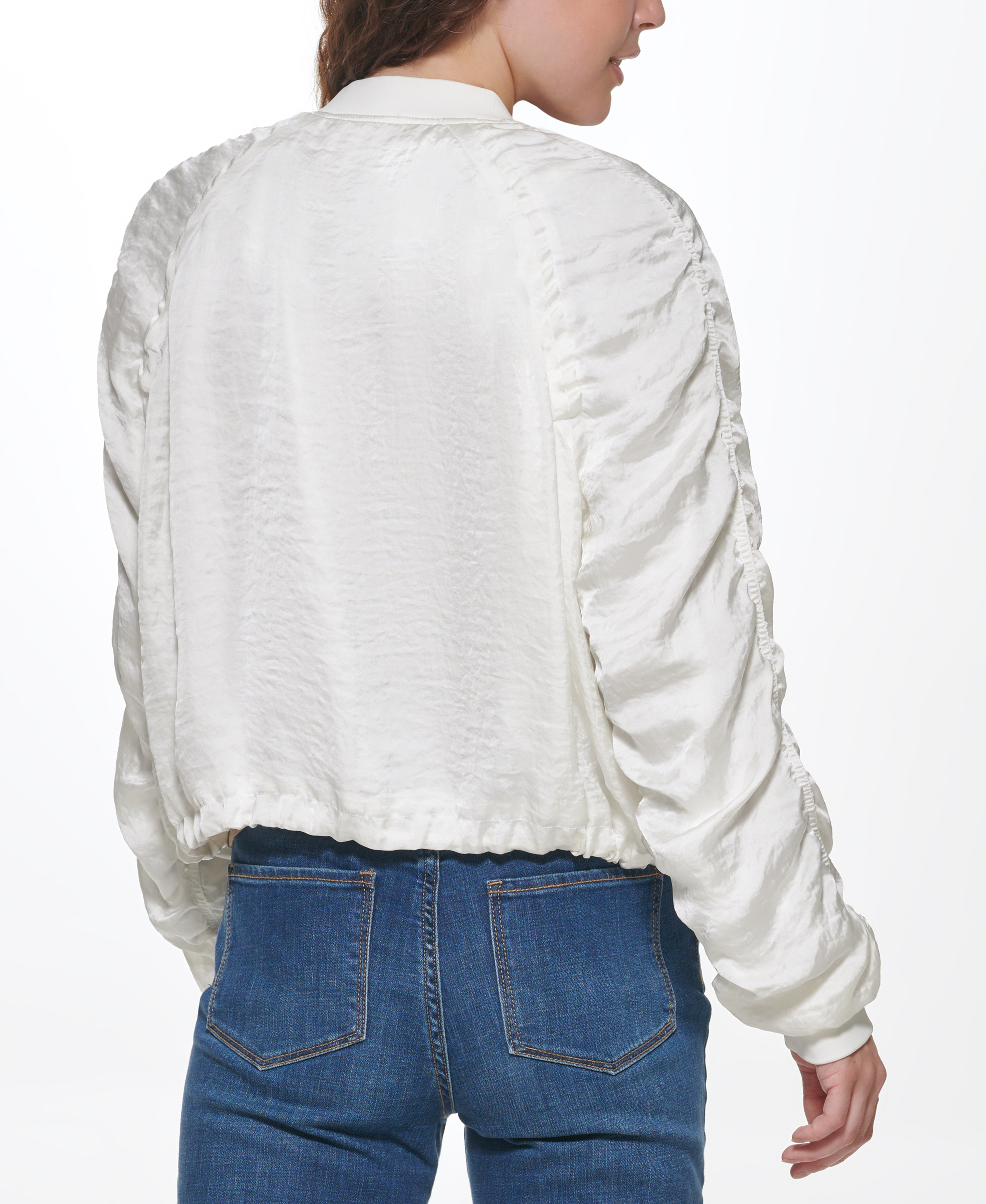 Ruffled jacket, White, large image number 5