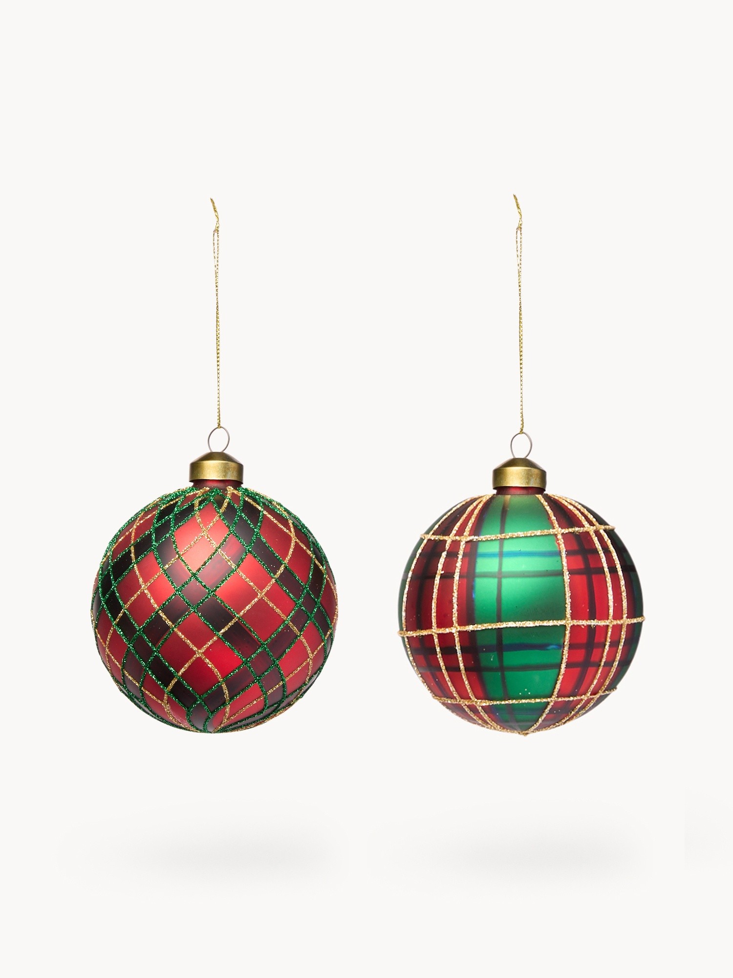Glass tree bauble, Multicolor, large image number 0
