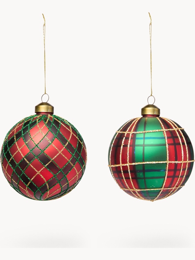 Glass tree bauble