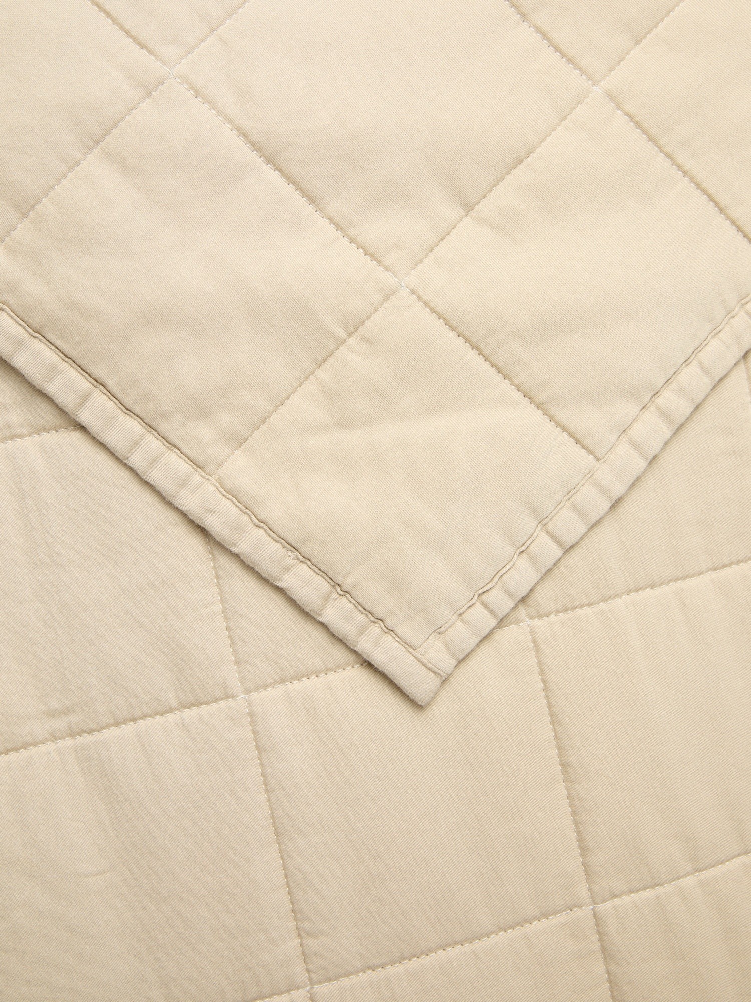 Solid-Color Cotton Sateen Quilt - Discounted Price, Beige, large image number 1