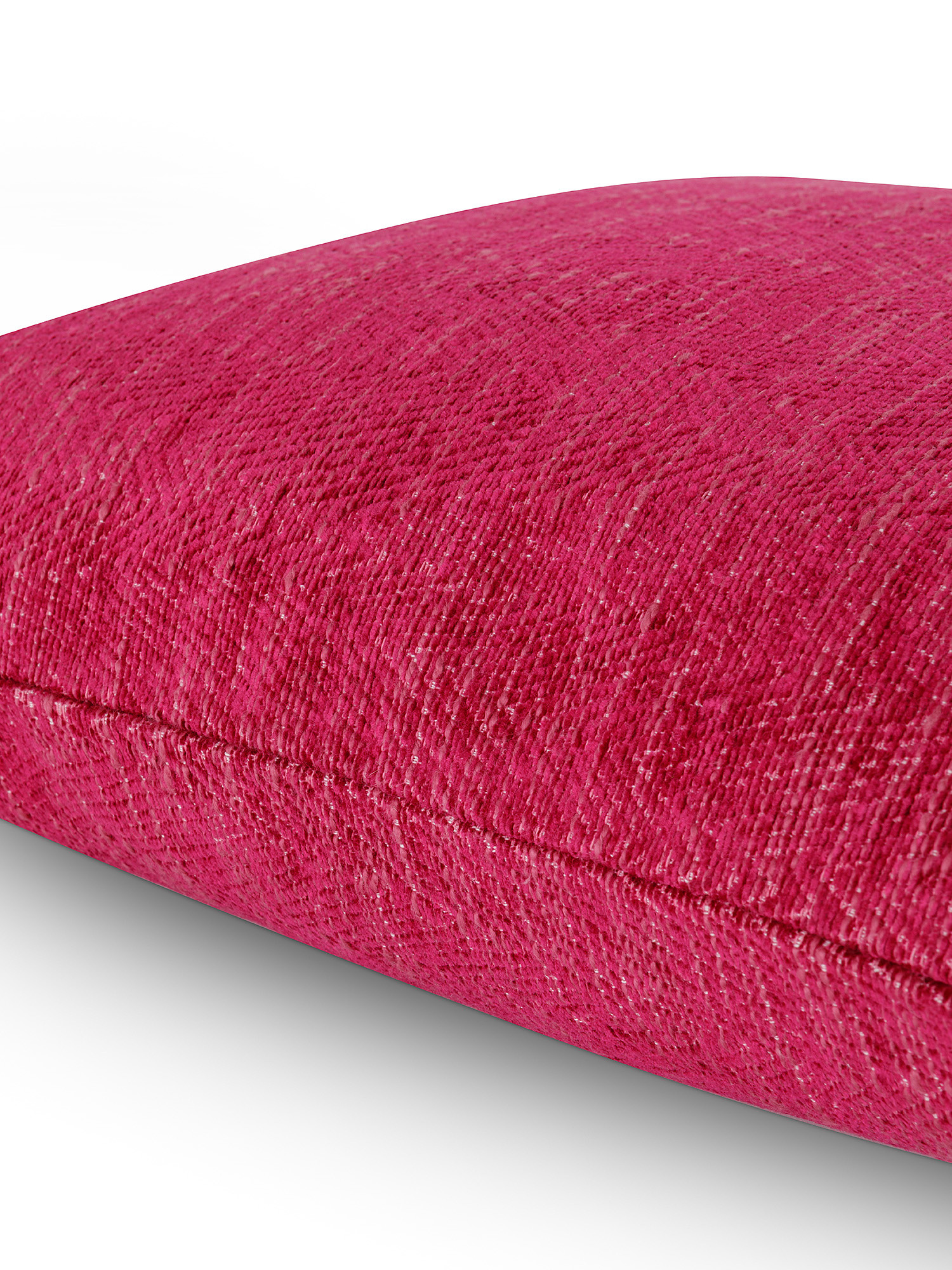 Jacquard cushion with zigzag motif 45x45cm, Pink Fuchsia, large image number 1