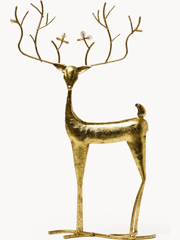Iron reindeer decoration