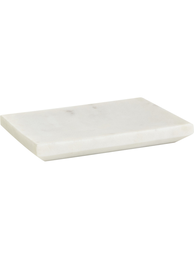 Portasapone Marmo Bianco