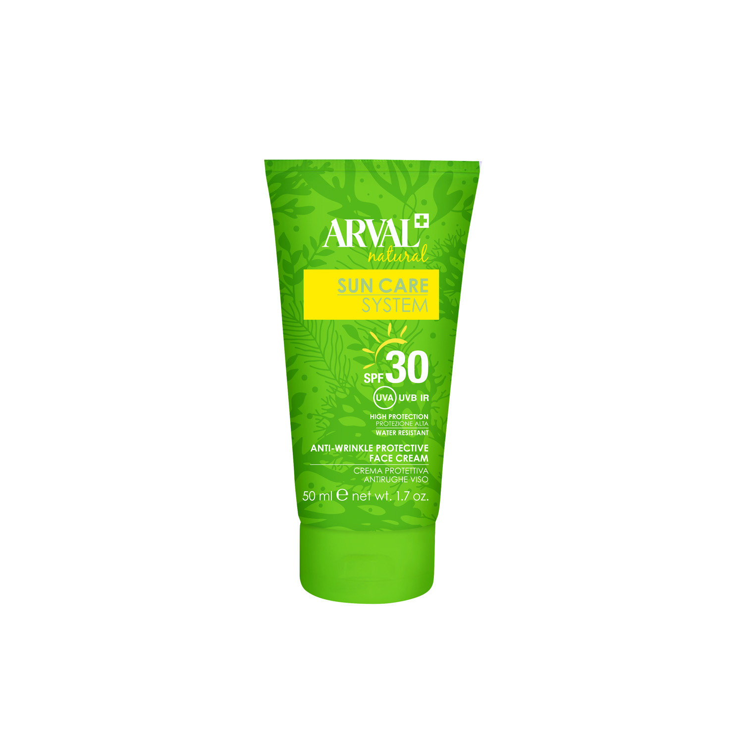 Protective anti-wrinkle face cream SPF 30, Green, large image number 0