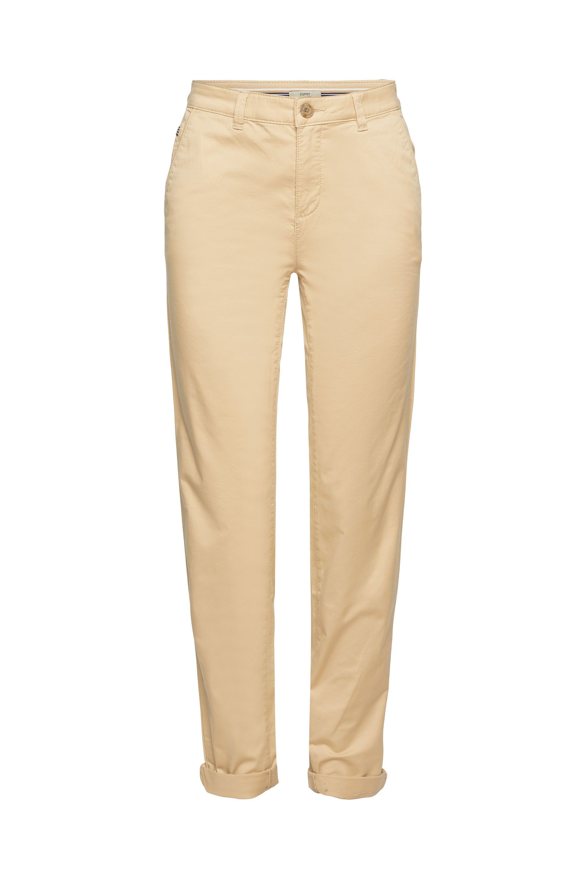Stretch chino trousers, Beige, large image number 0