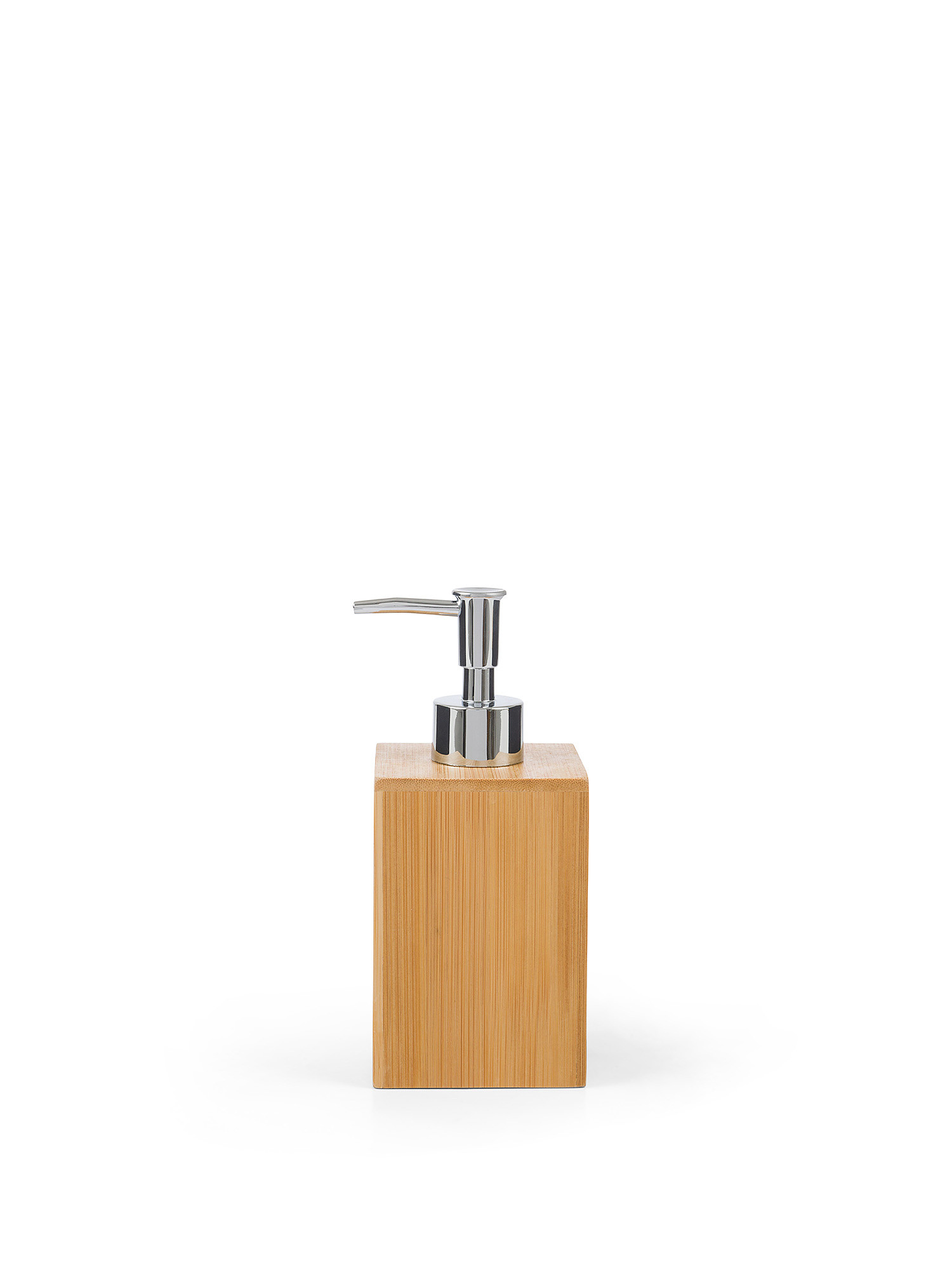 Bamboo soap dispenser, Beige, large image number 0