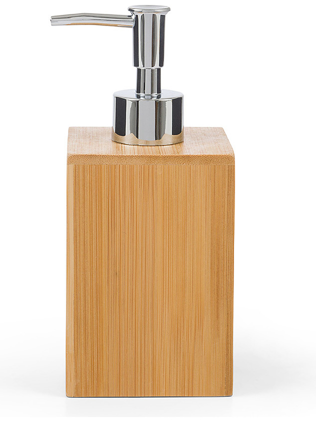 Bamboo soap dispenser