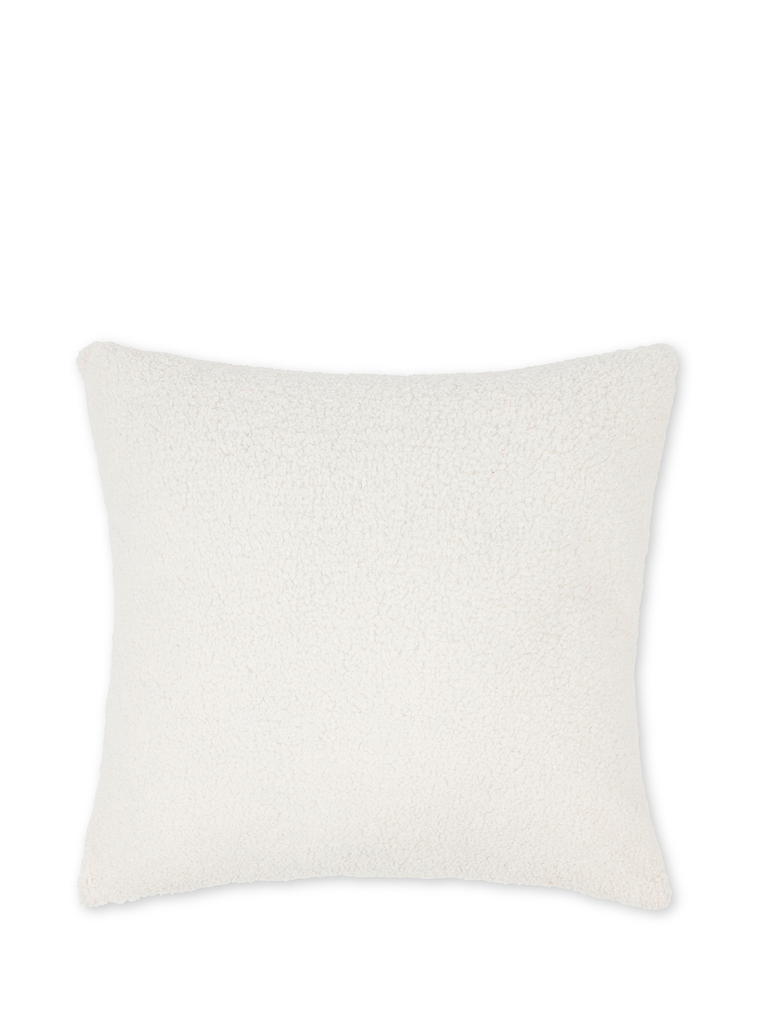 Cuscino tessuto bouclé 45x45cm, Bianco, large image number 1