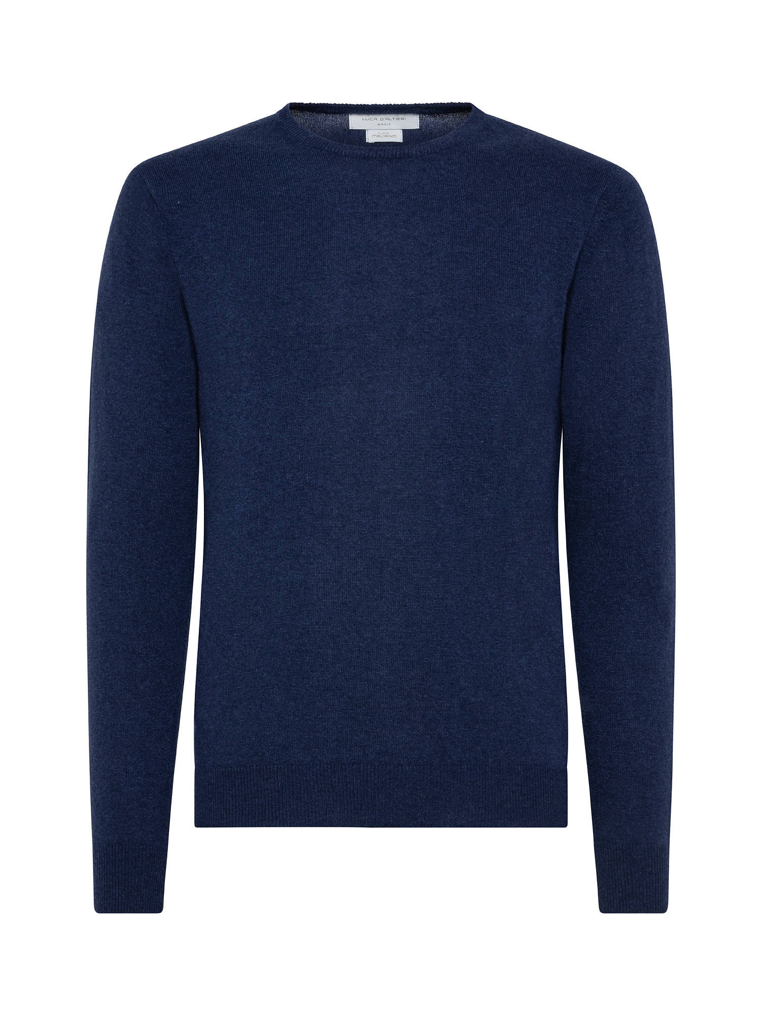 Basic cashmere blend pullover, Dark Blue, large image number 0