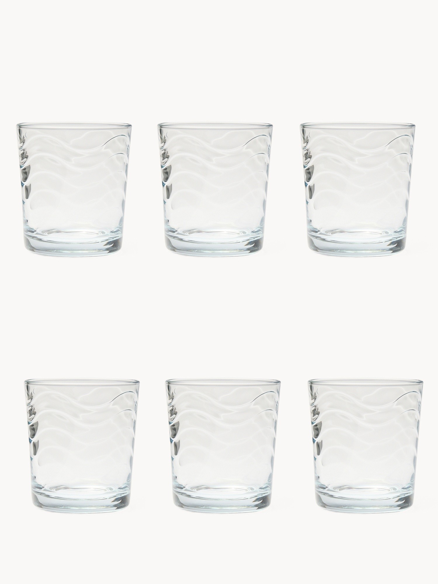 Set 6 bicchieri in vetro Toros - Prezzo di lancio, Trasparente, large image number 0