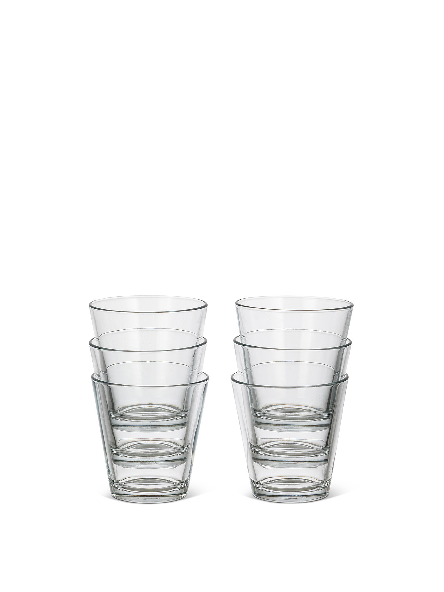 Set of 6 City glasses, Transparent, large image number 0