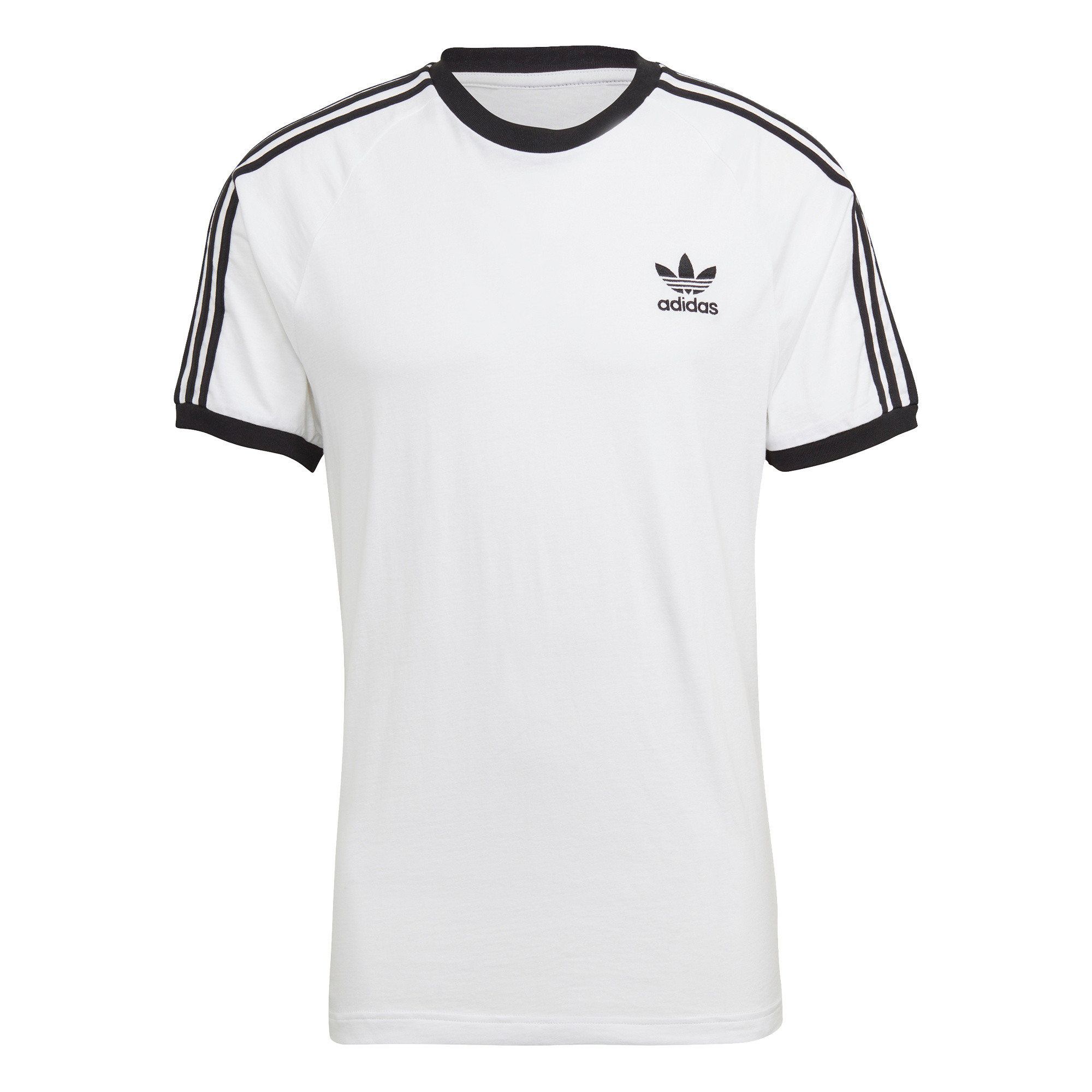 T-shirt adicolor classics 3-stripes, Bianco, large