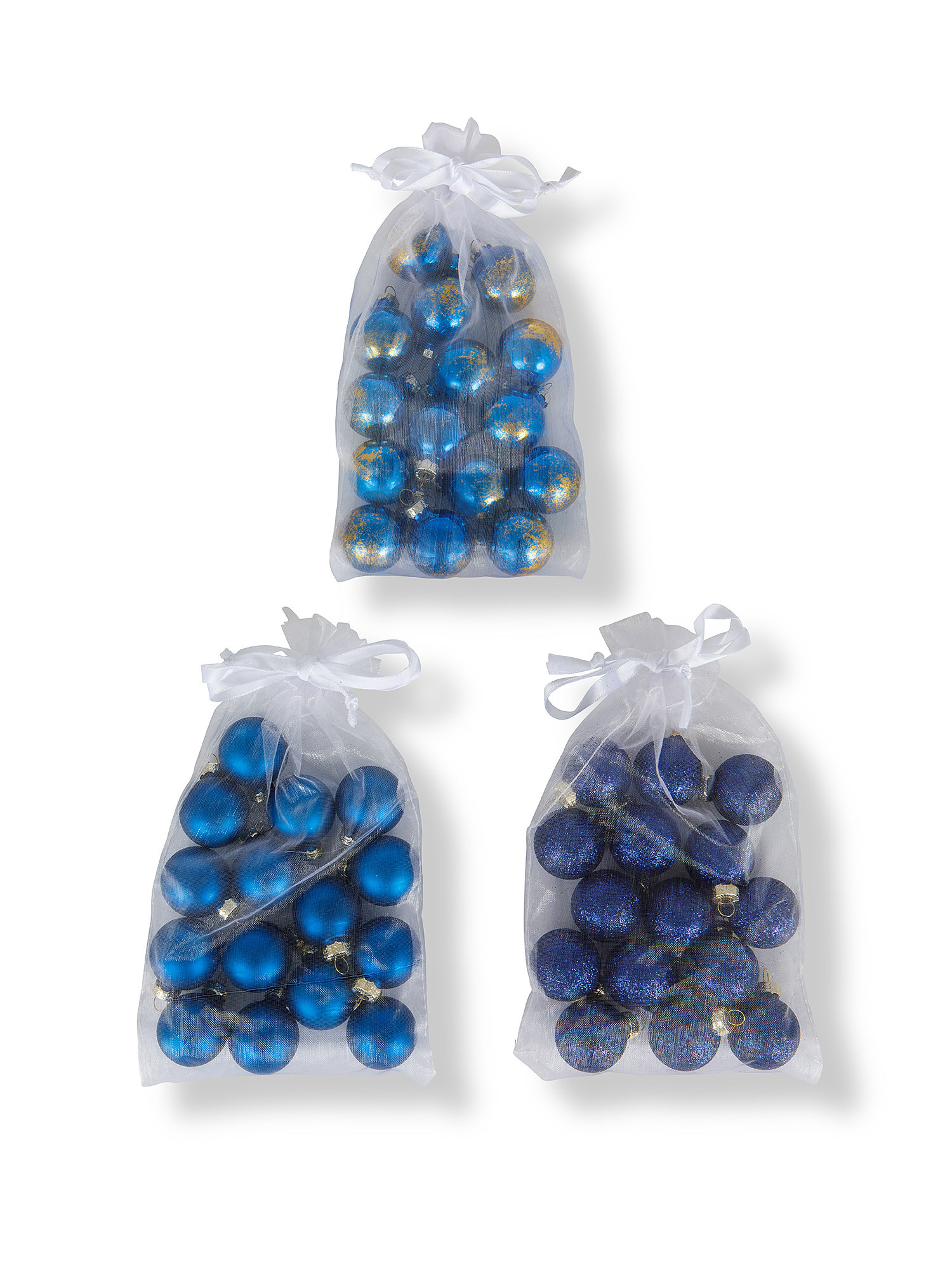 Bag of 15 mini colored balls, Blue, large image number 0