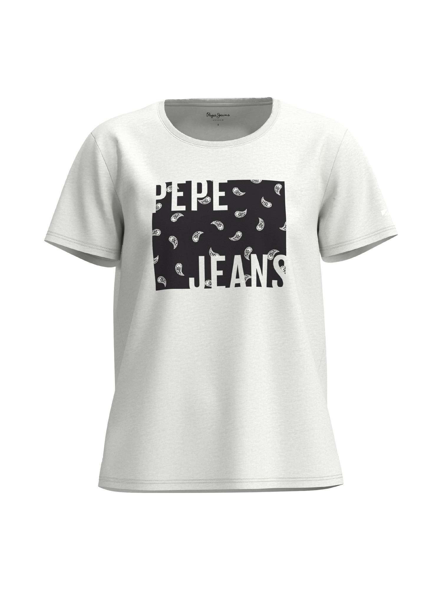 Pepe jeans - T-shirt with print, White, large image number 0