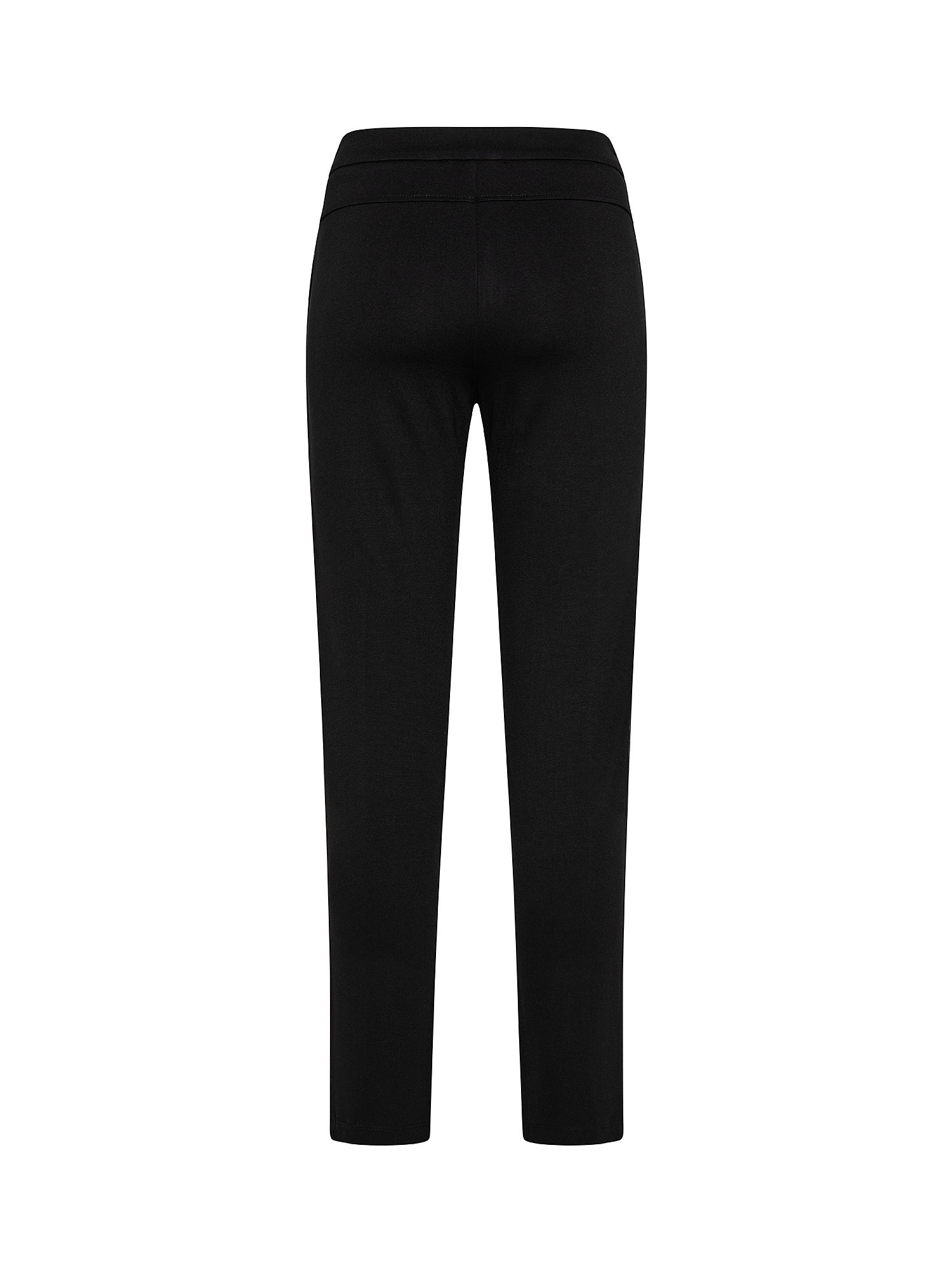 Tapered leg trousers, Black, large image number 1