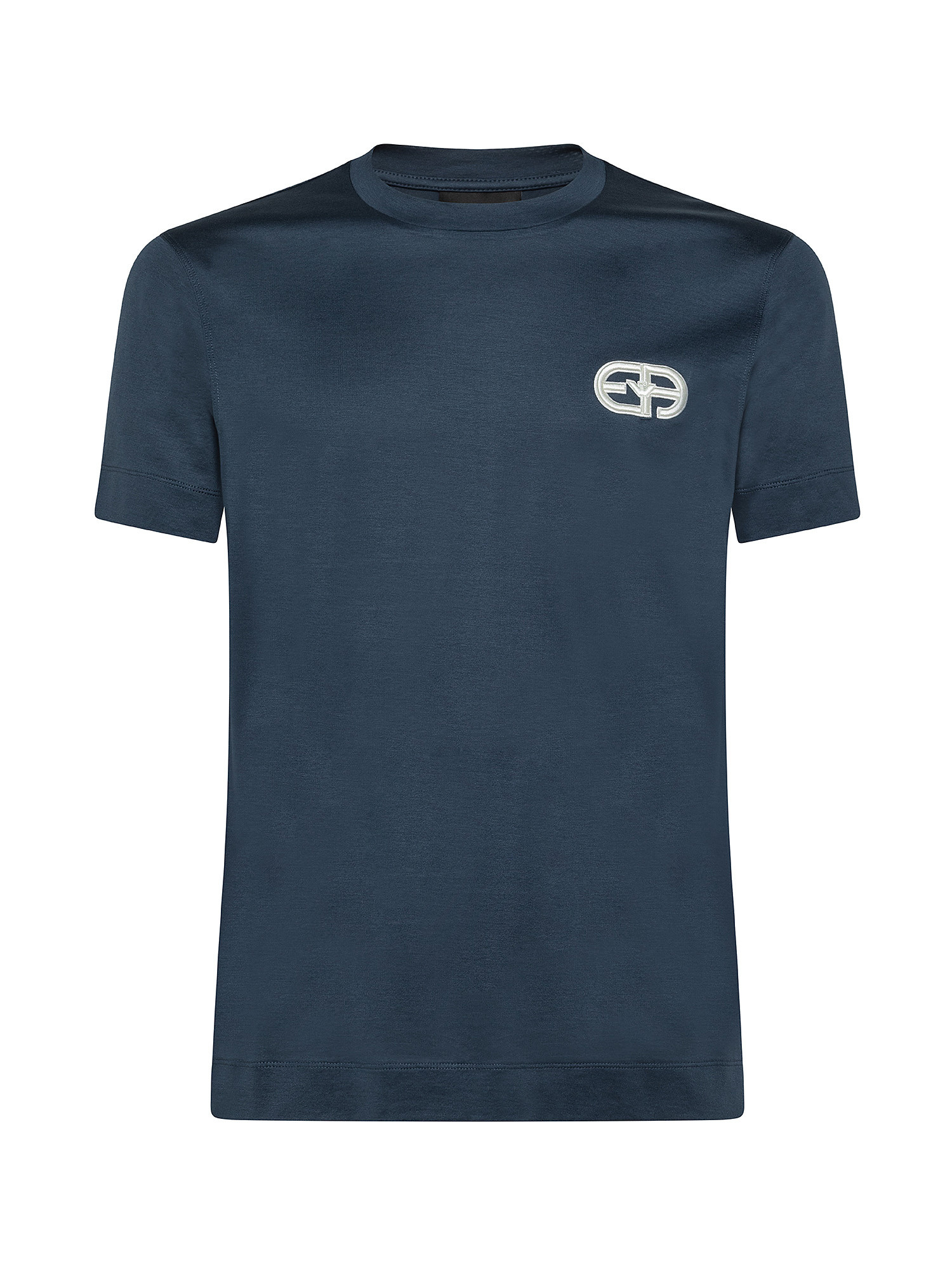 T-shirt logo, Blu, large image number 0