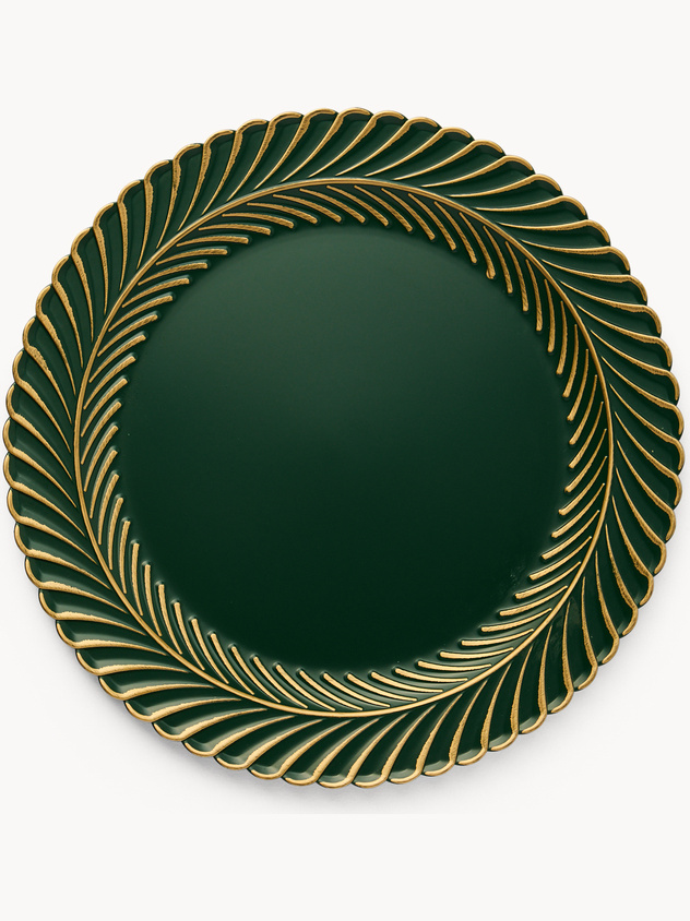 Sottopiatto con falda lavorata