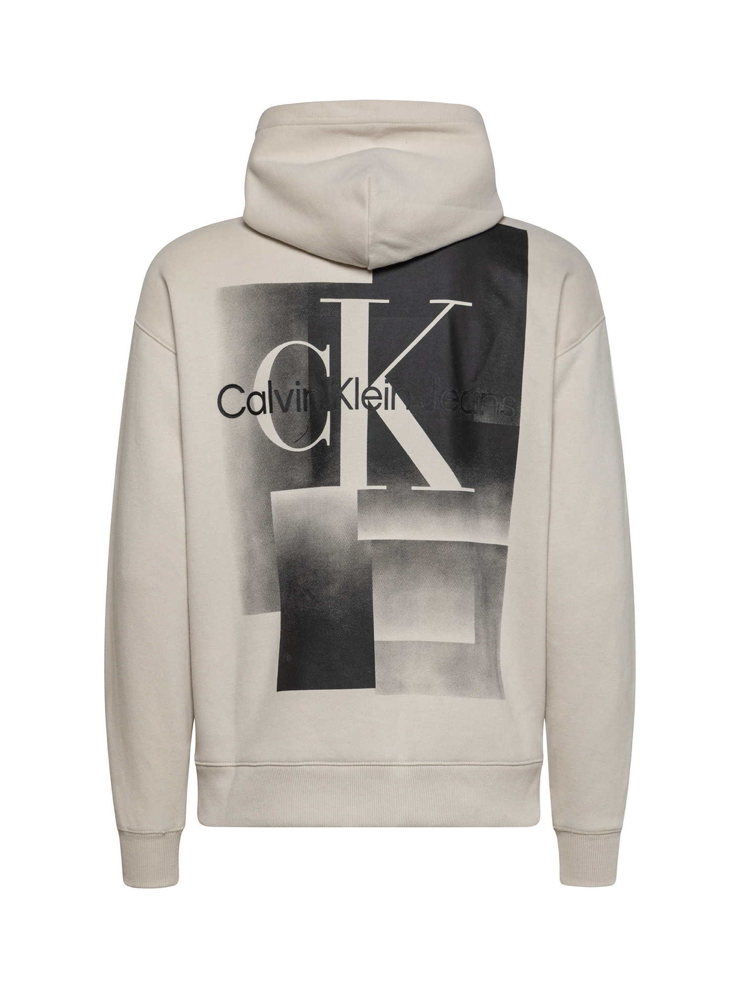 Hooded sweatshirt with graphic print, Beige, large image number 1