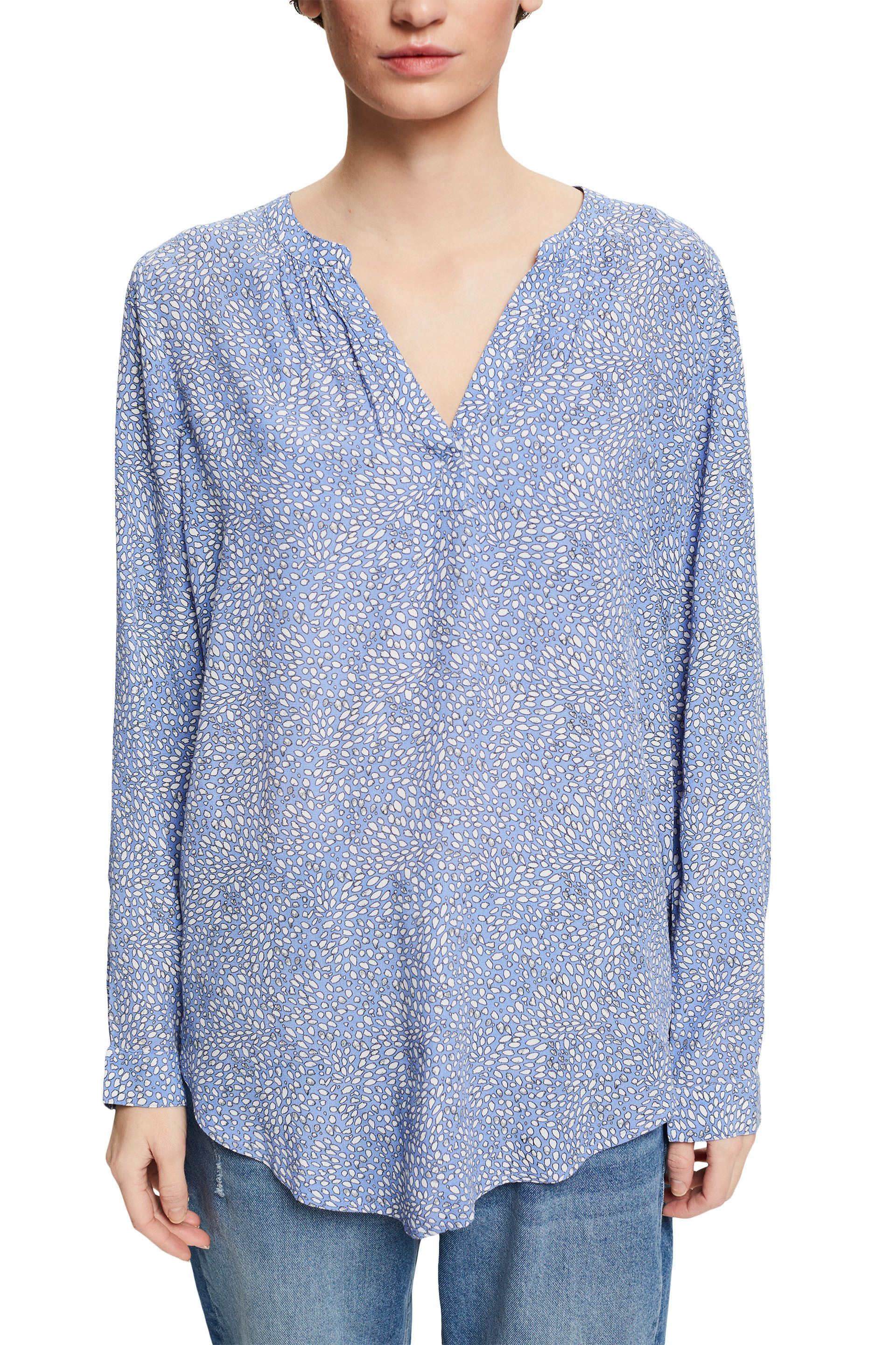 Blouse with pattern, Light Blue, large image number 2