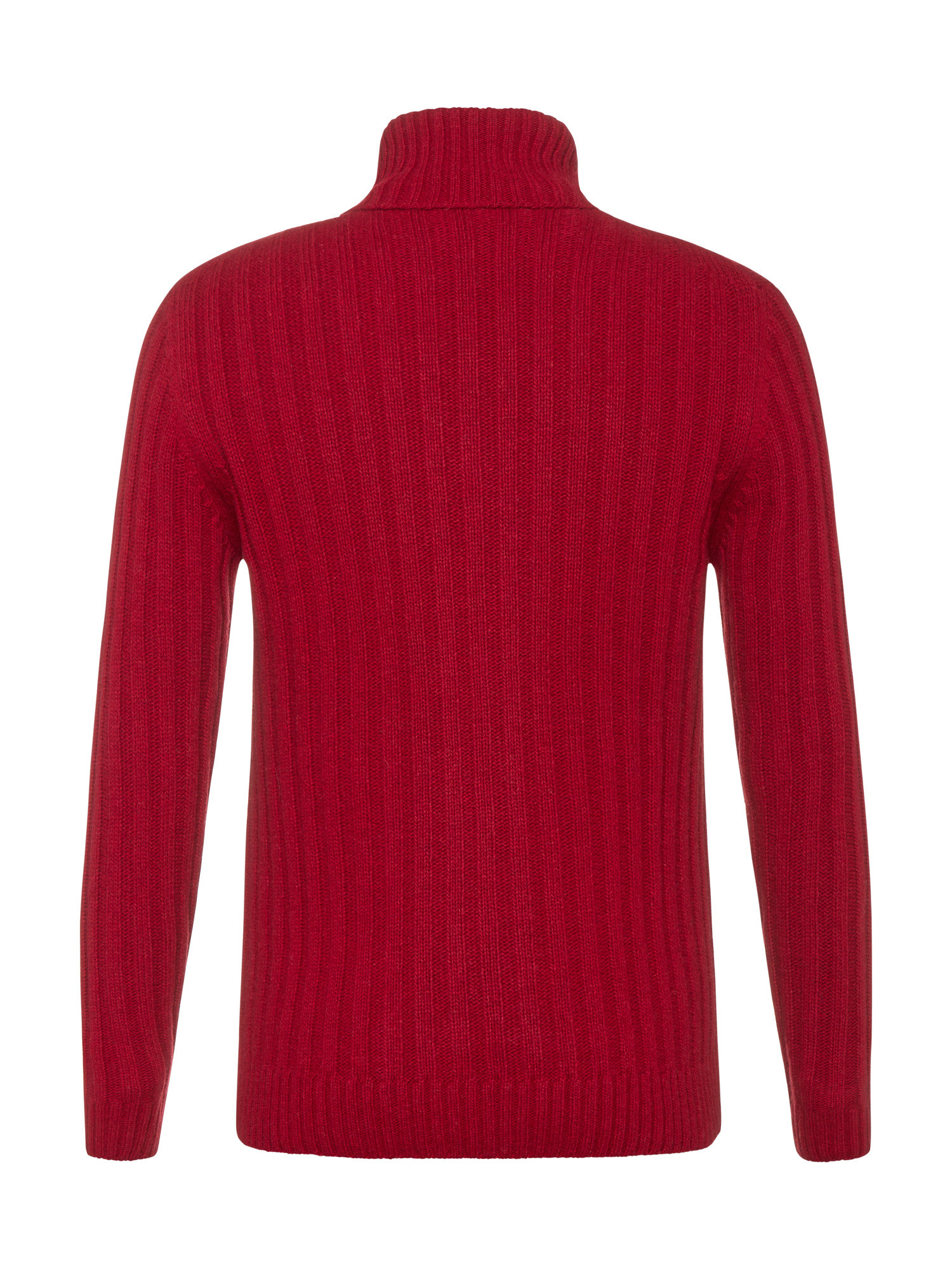 Luca D'Altieri - Recycled wool turtleneck, Red, large image number 1