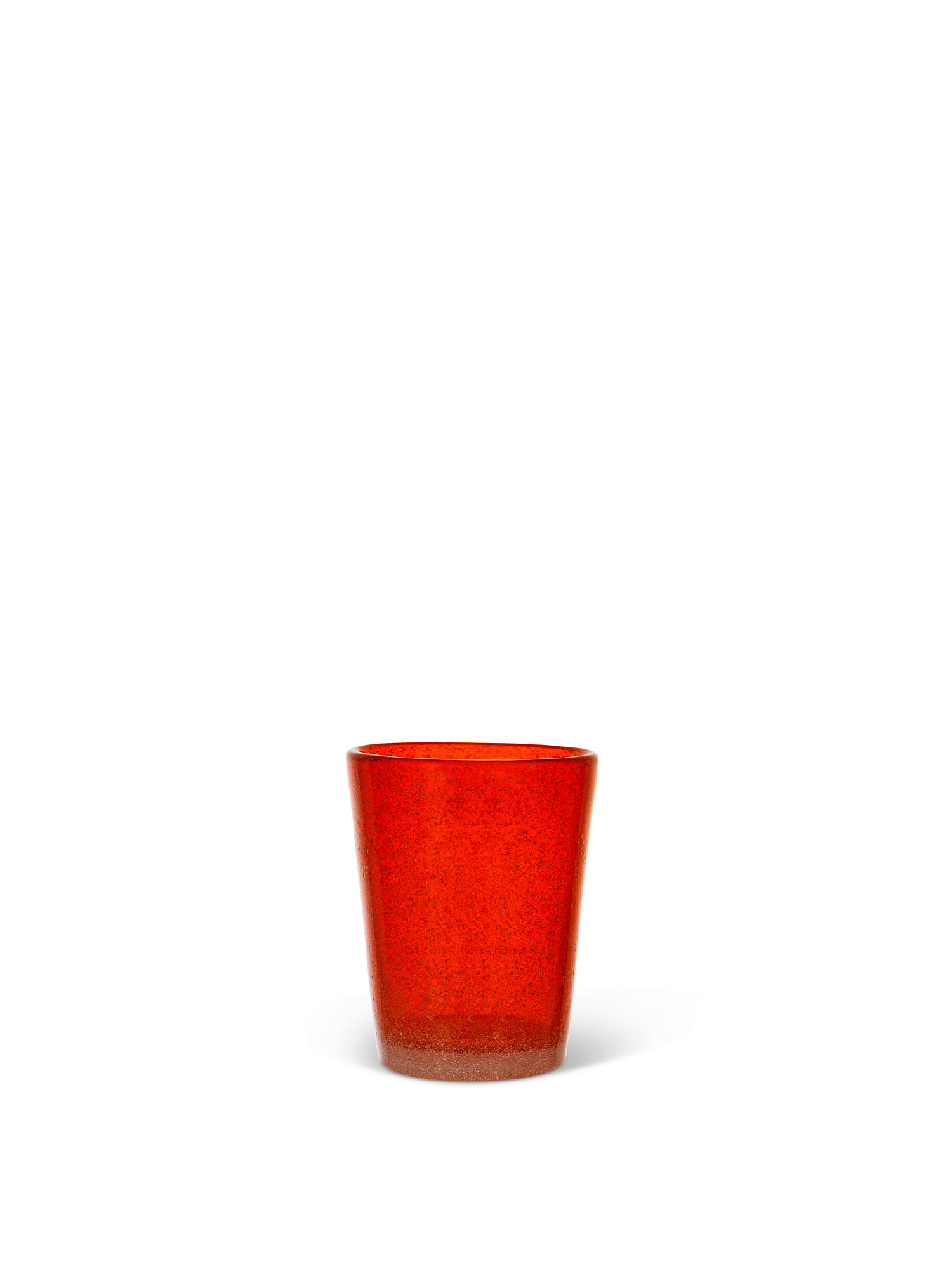 Bicchiere vetro colorato in pasta Matera, Arancione, large image number 0