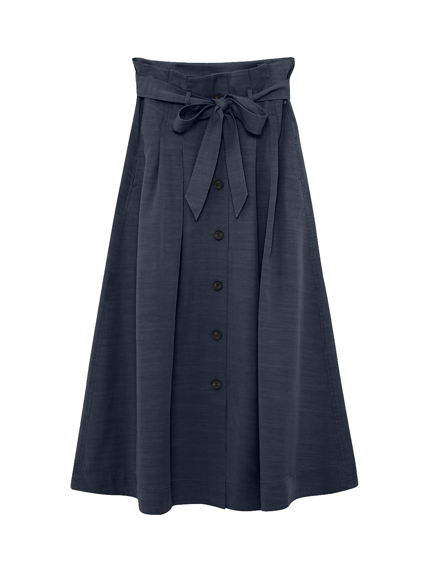 Ecoalf - Midi skirt, Dark Blue, large image number 0