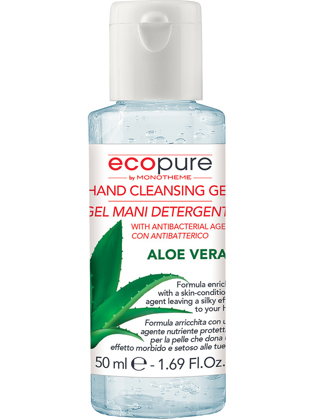 Aloe vera Ecopure hand gel by Monotheme 50ml