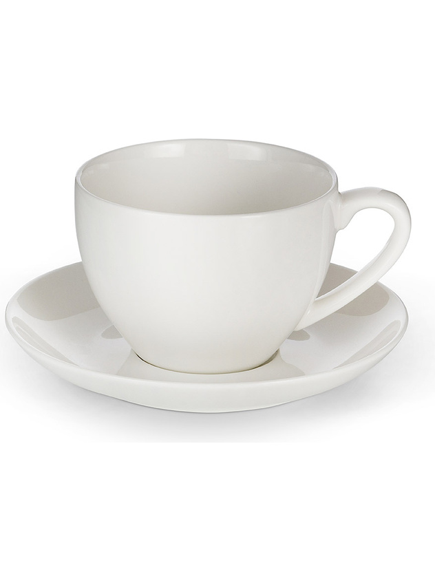Tazza da tè porcellana bianca
