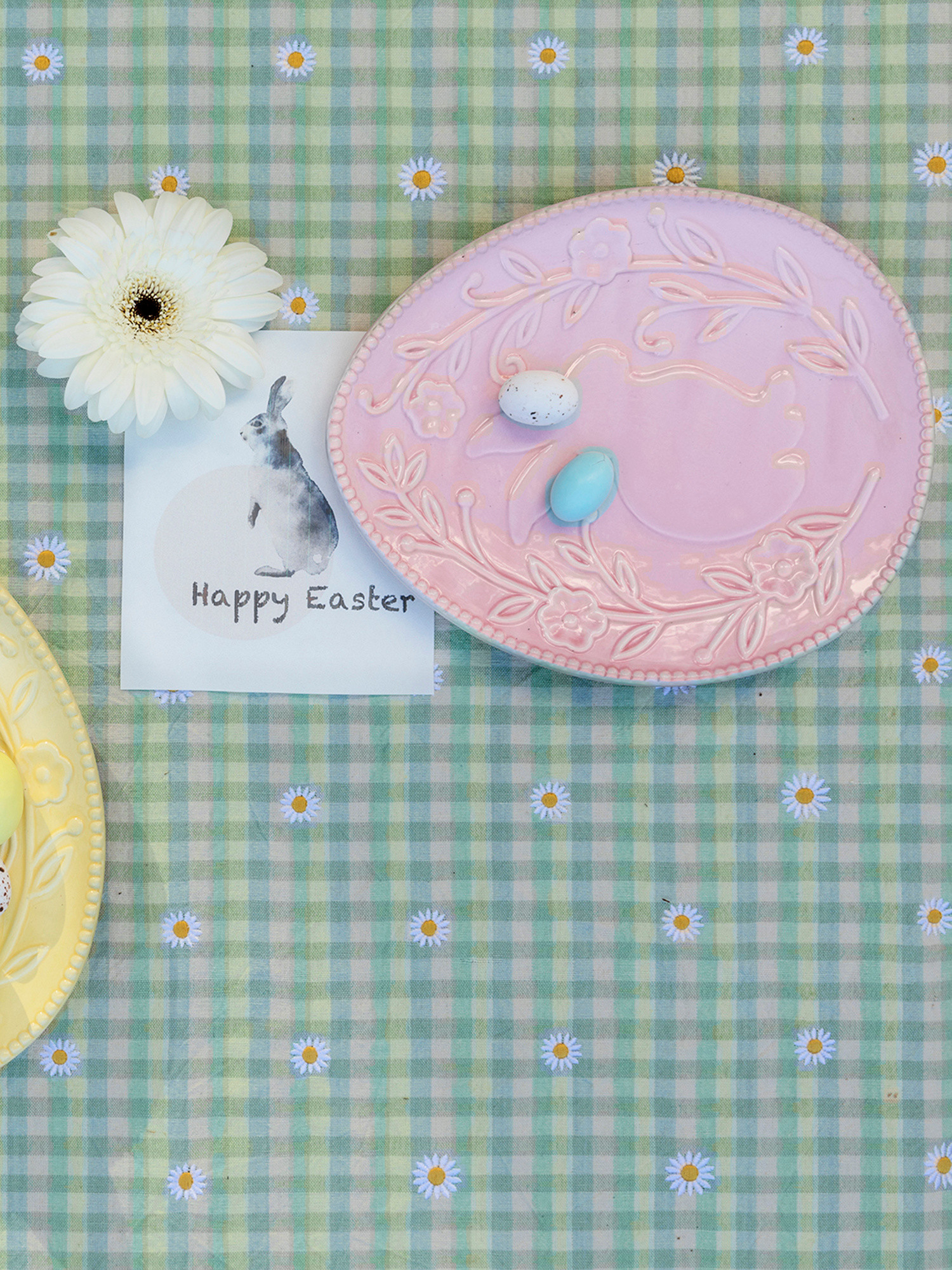 Piattino ceramica colorata a uovo, Multicolor, large image number 2