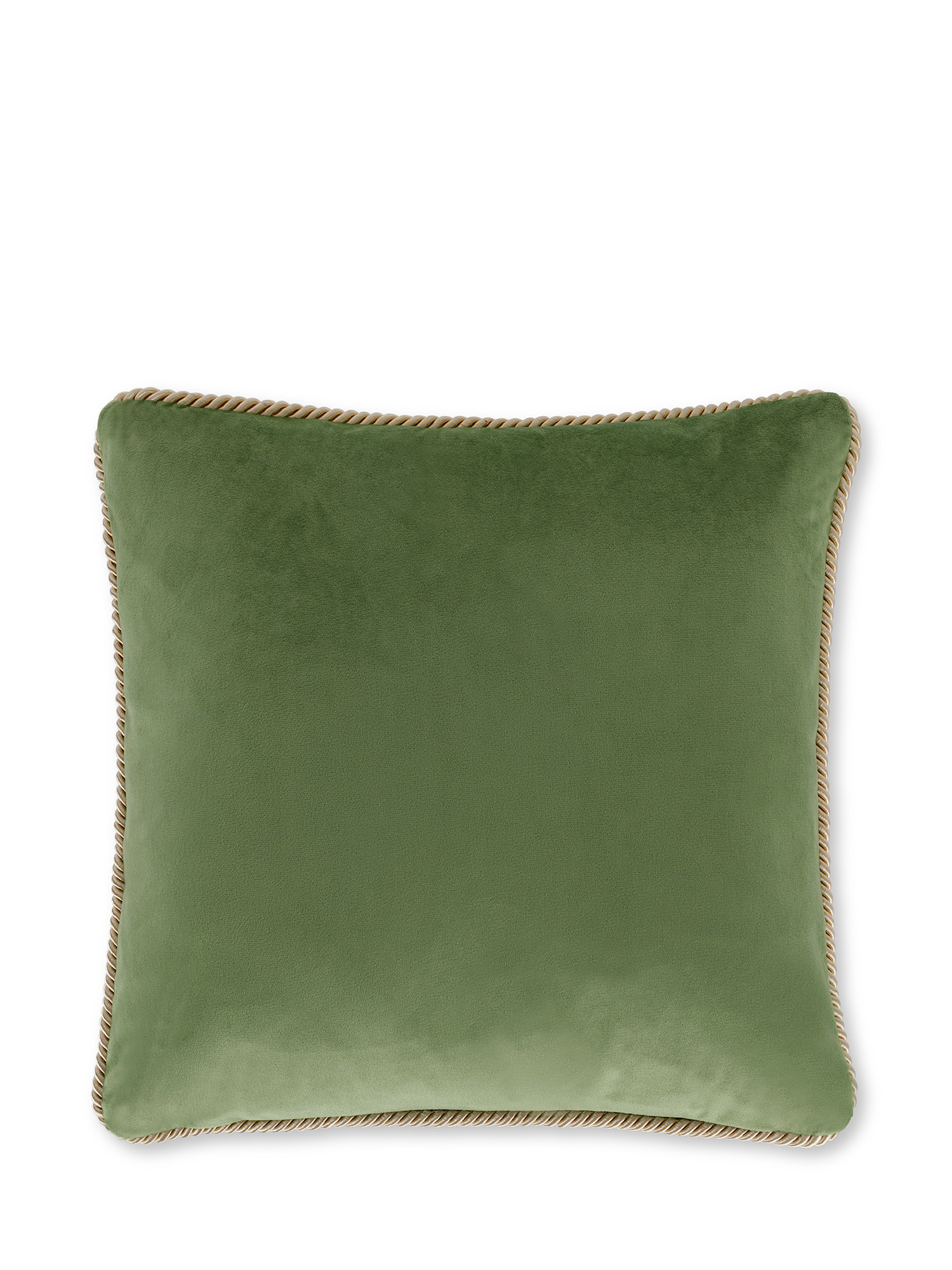 Velvet cushion 45x45cm, Light Green, large image number 1