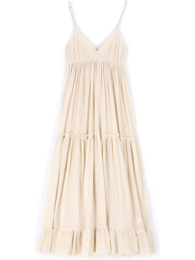 Cataria Dress in printed silk twill