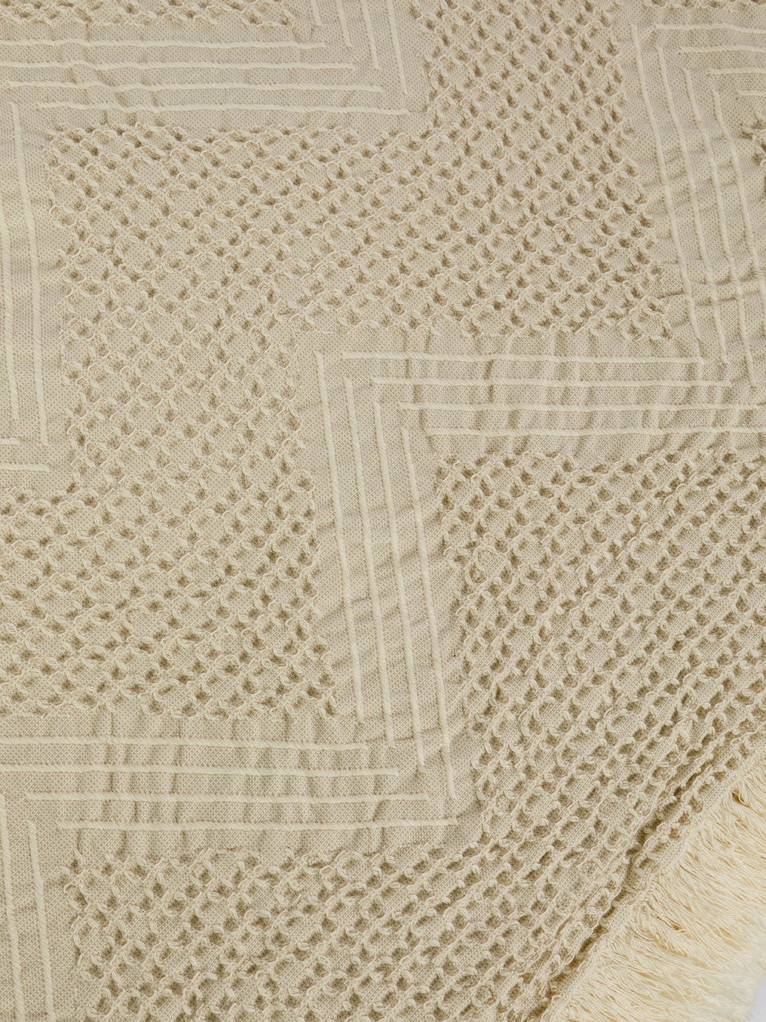 Pure cotton bedspread, Beige, large image number 1