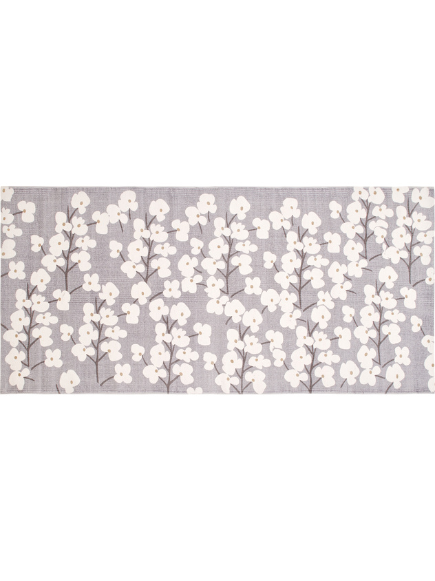 100% cotton floral kitchen mat