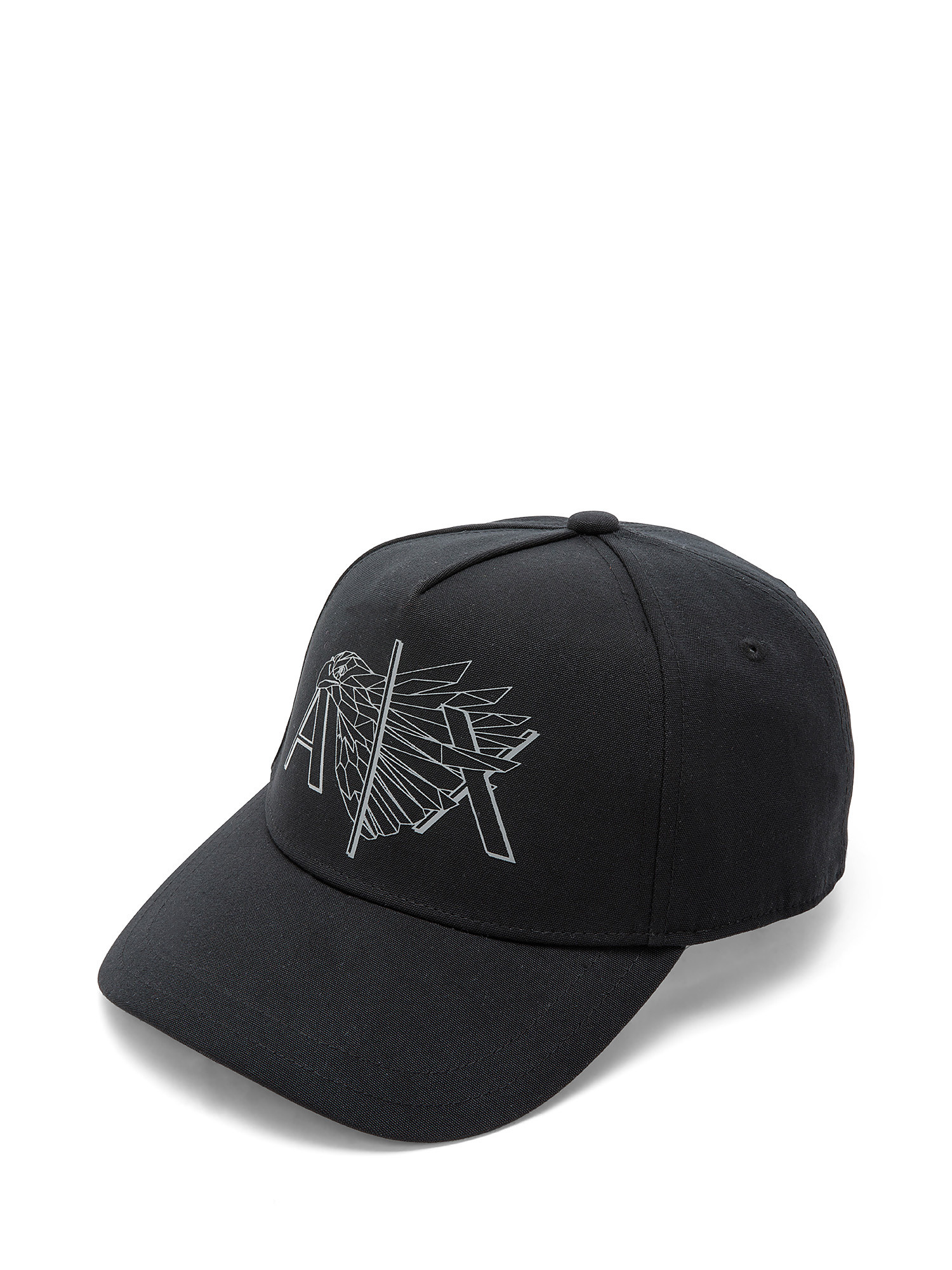 Armani Exchange - Baseball cap with logo, Black, large image number 0