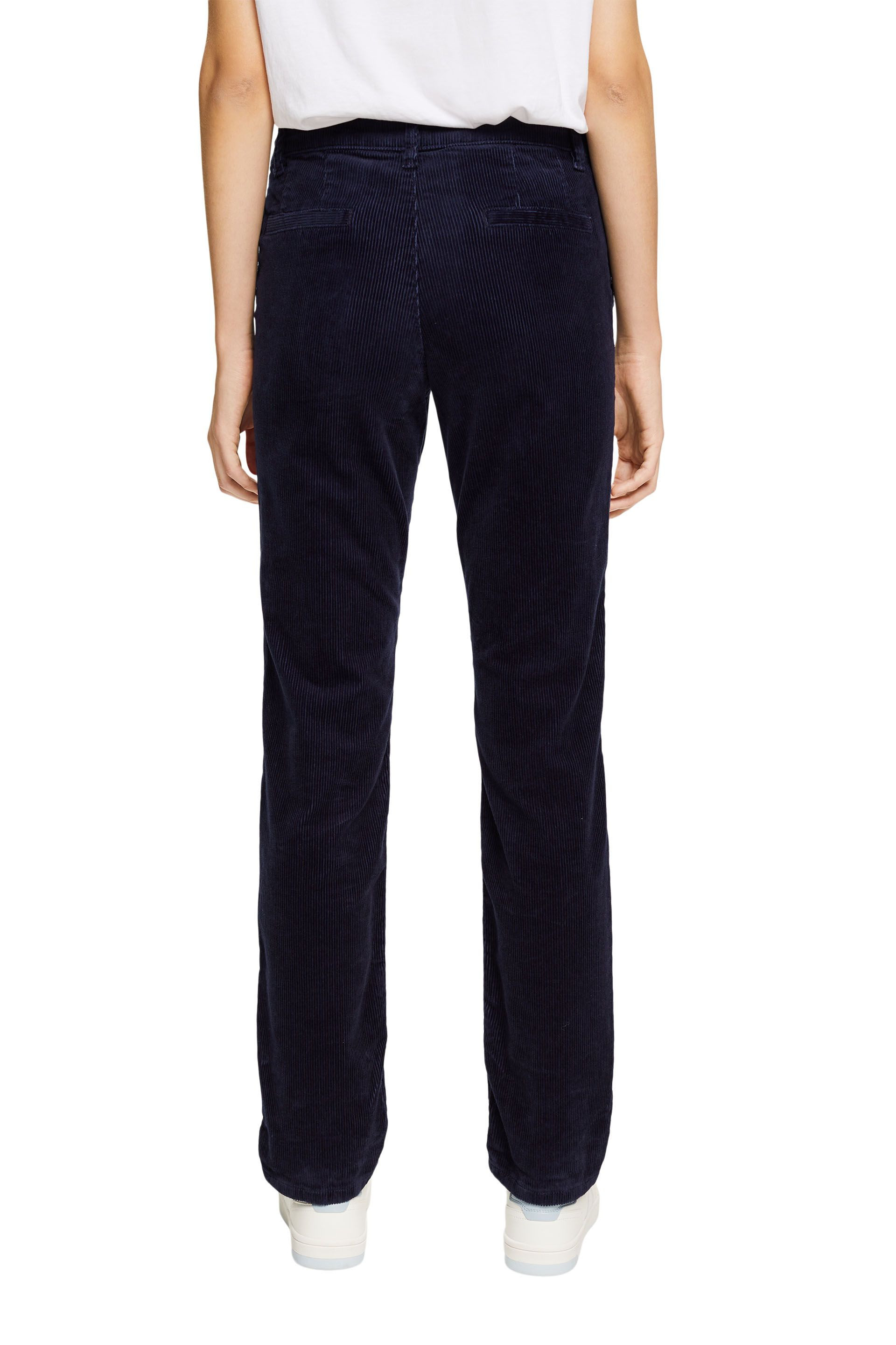 Pants in velvet and cotton, Blue, large image number 3